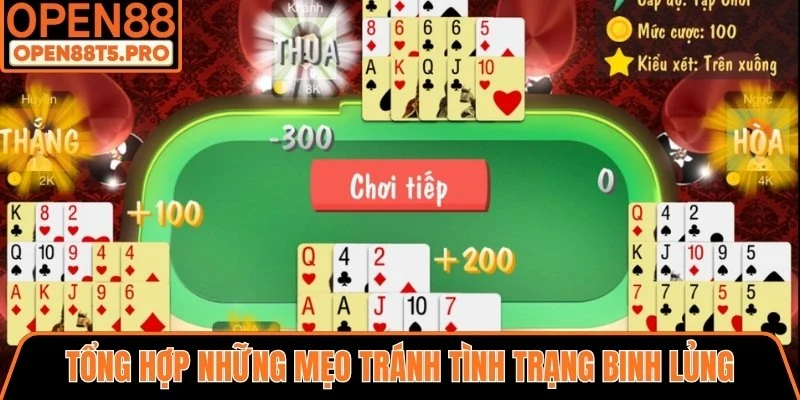 Mẹo tránh tình trạng binh lủng