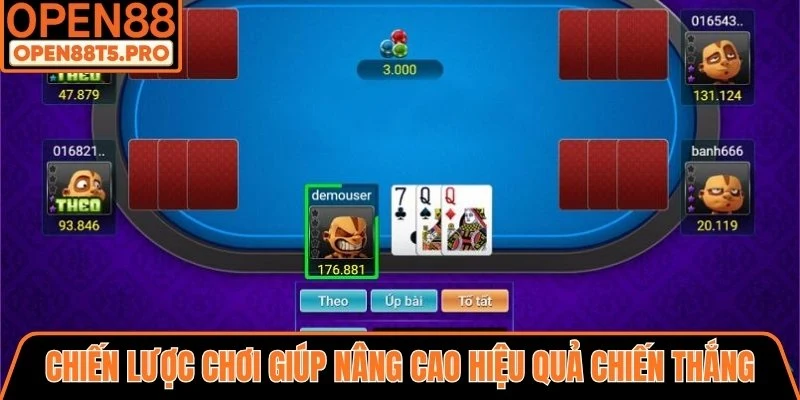 Chiến lược chơi giúp nâng cao hiệu quả và tăng cơ hội chiến thắng