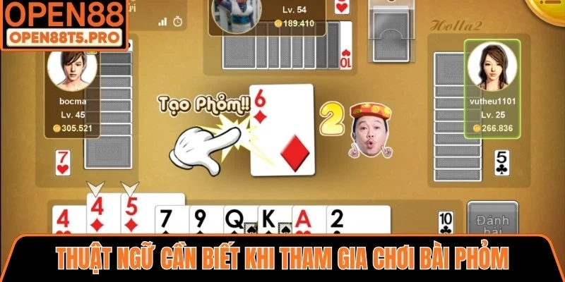 Thuật ngữ cần biết trong Phỏm