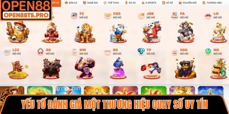 Yếu tố đánh giá một thương hiệu quay số uy tín chuẩn